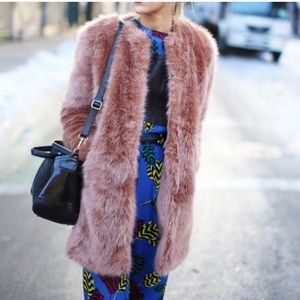 ASOS Oversized Faux Fur Coat